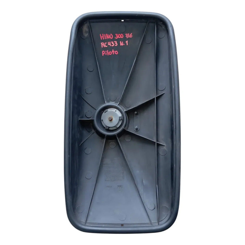 Base Soporte Tapa Cubierta Espejo Piloto Hino 300 816 716 Negro