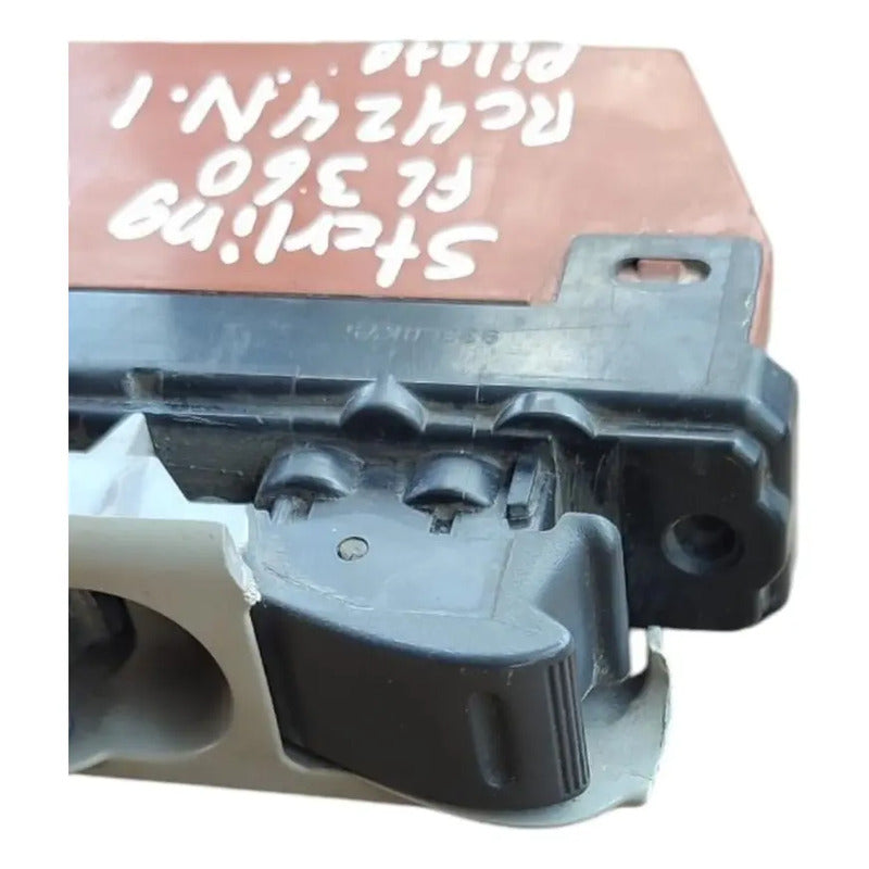 Interruptor Boton Botonera Cristal Puerta Sterling Fl360 Fre Gris