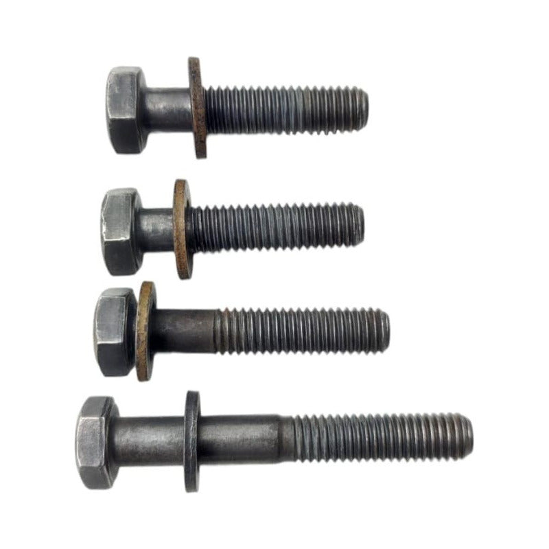 4 Tornillos Juego Kit Caja Soporte Tensor Banda Motor Caterp Negro