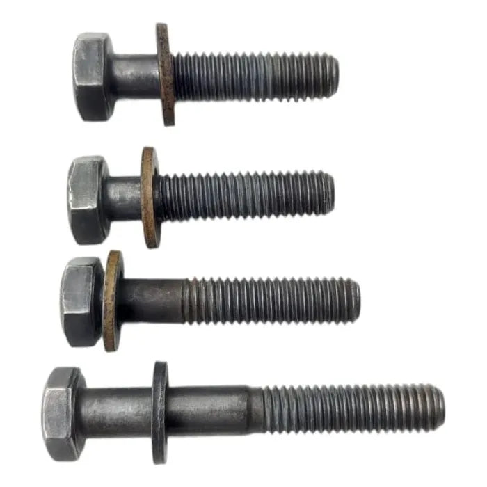 4 Tornillos Juego Kit Caja Soporte Tensor Banda Motor Caterp Negro