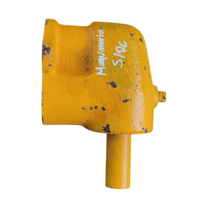 Codo Transferencia Salida Aceite Carter Bomba Caterpillar - Amarillo