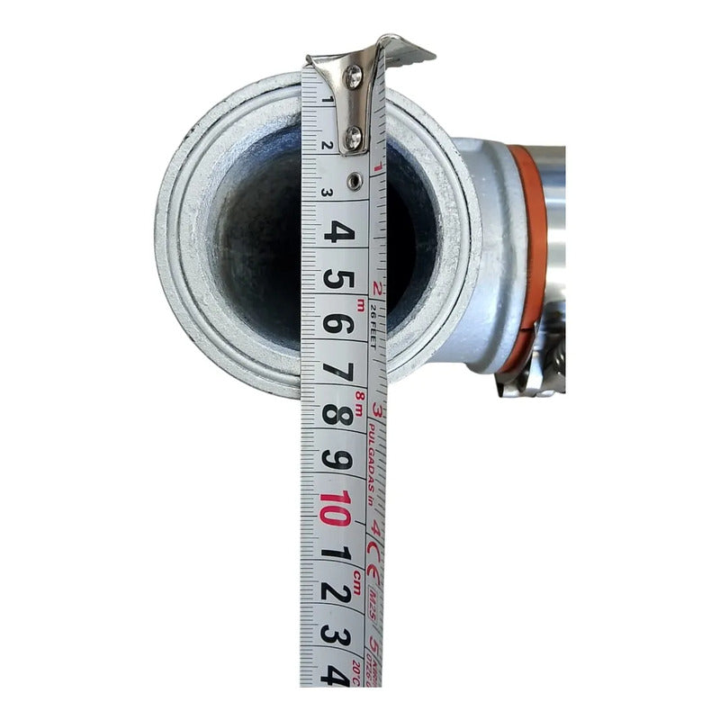 Tubo Manguera Codo Turbo Postenfriador Motor Cummins Naranja / Plateado