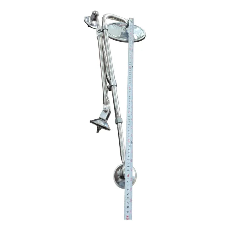 Base Soporte Espejo Lateral Concavo Tripie Freightliner Fl70 Plateado