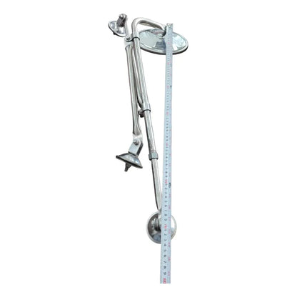 Base Soporte Espejo Lateral Concavo Tripie Freightliner Fl70 Plateado