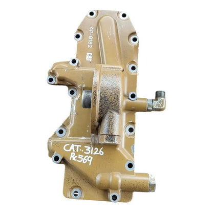 Tapa Cubierta Enfriador Aceite Motor Caterpillar 3126 Azul
