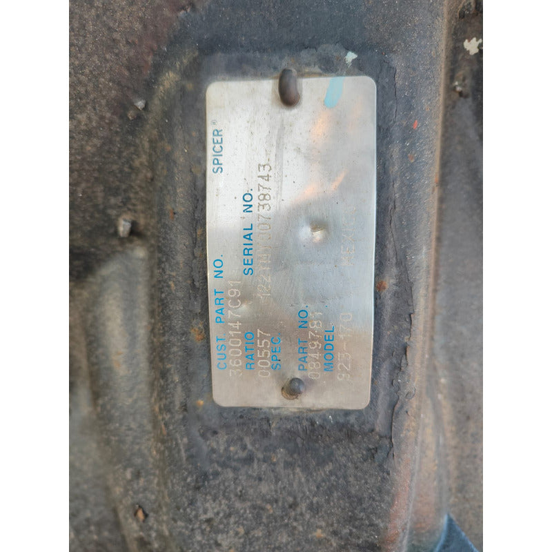 Diferencial Spicer Unemon 7/39 International 4300 Ataque Dir