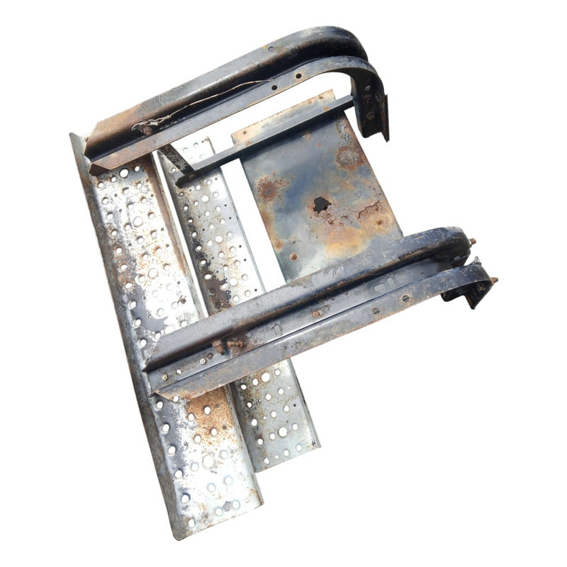 Soporte Base Tanque Aire Batería Estribo Camión Fl70 Freight Negro