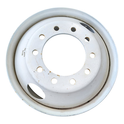 Rin 22.5 Fierro Acero 10 Birlos Camión R22.5 Unemon Blanco