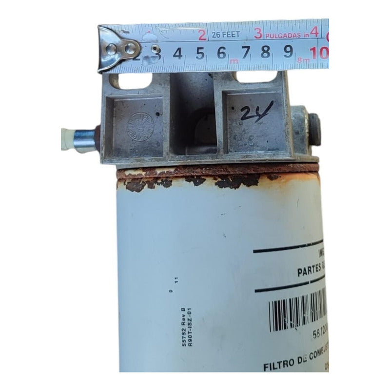 Base Soporte Filtro Diesel Motor Isuzu 4jj1 Elf 200 300