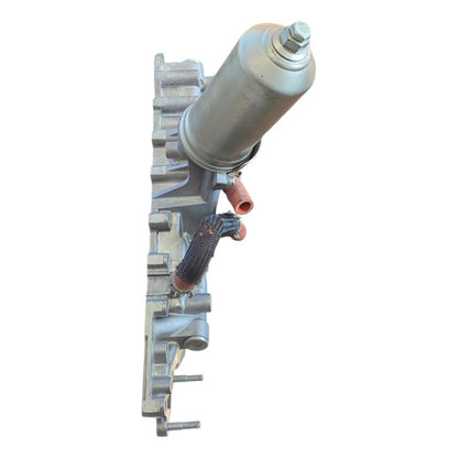 Base Filtro Tapa Enfriador Aceite Isuzu 4jj1 Elf 300 2018-23 Plateado