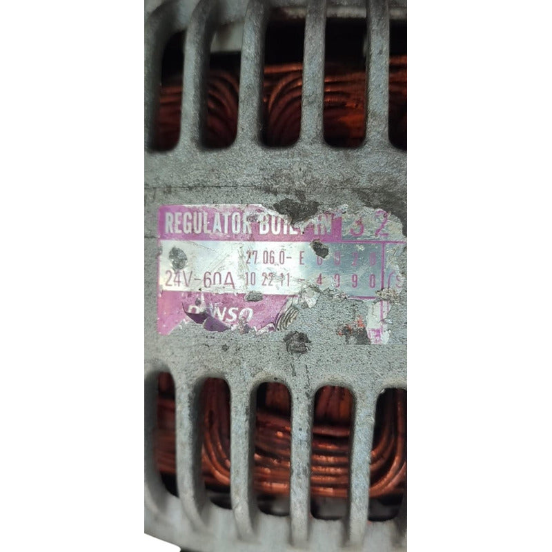 Alternador Denso Motor 24v Hino 300 816 716 Casco