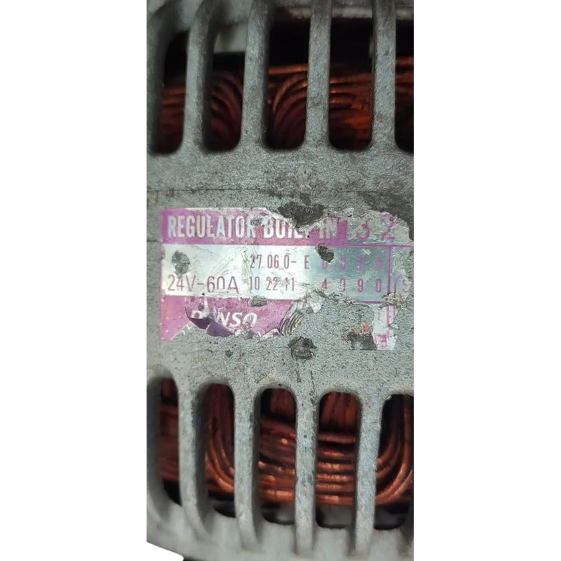 Alternador Denso Motor 24v Hino 300 816 716 Casco