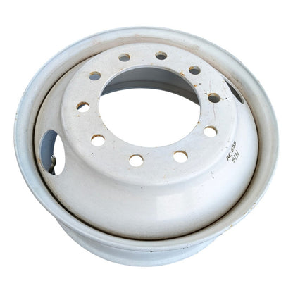 Rin 22.5 Fierro Acero 10 Birlos Camión R22.5 Unemon Blanco