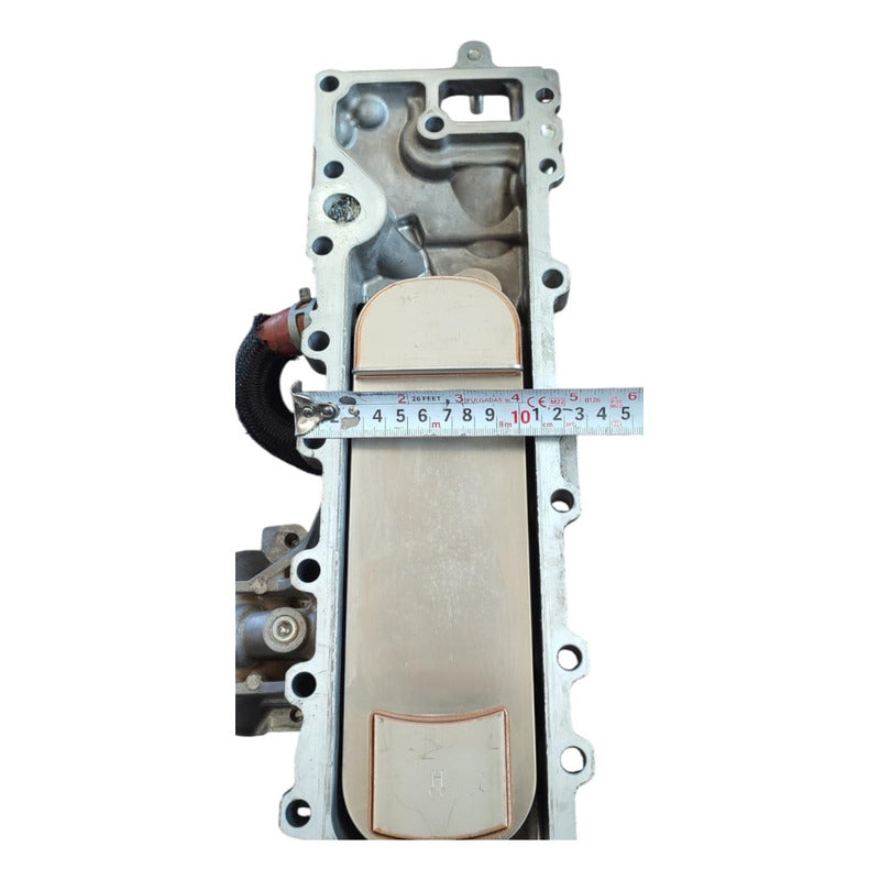 Base Filtro Tapa Enfriador Aceite Isuzu 4jj1 Elf 300 2018-23 Plateado