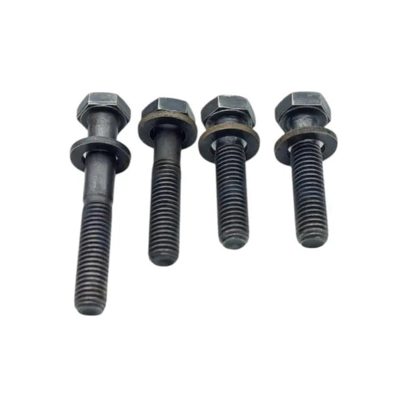 4 Tornillos Juego Kit Caja Soporte Tensor Banda Caterpillar Negro