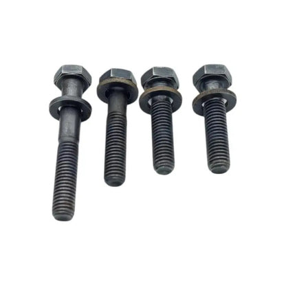 4 Tornillos Juego Kit Caja Soporte Tensor Banda Caterpillar Negro
