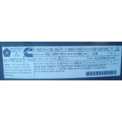 Soporte Base Motor Chasis Piloto Paccar Cummins Isb 6.7l