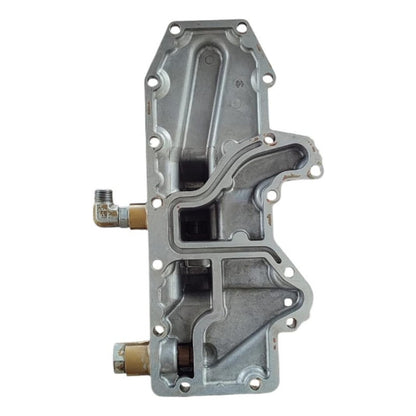 Tapa Cubierta Enfriador Aceite Motor Caterpillar 3126 Azul