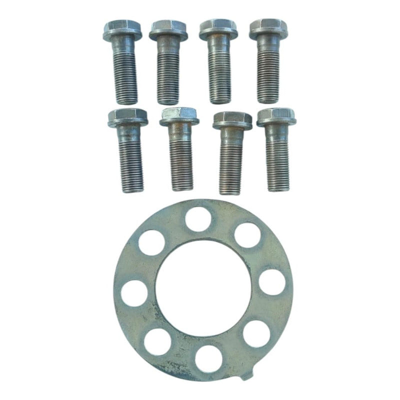 8 Tornillos Base Volanta Aro Dentado Kit Thermoking Isuzu Gris Oscuro