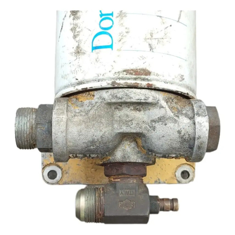 Base Soporte Filtro Diesel Combustible Caterpillar Volvo