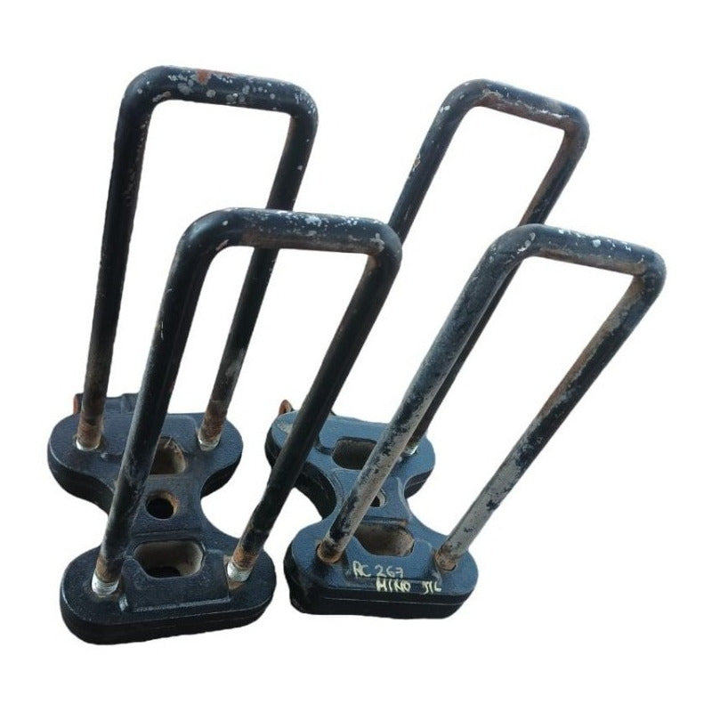 Soporte Base Abrazadera Chumacera Diferencial Muelles Hino
