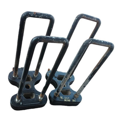 Soporte Base Abrazadera Chumacera Diferencial Muelles Hino