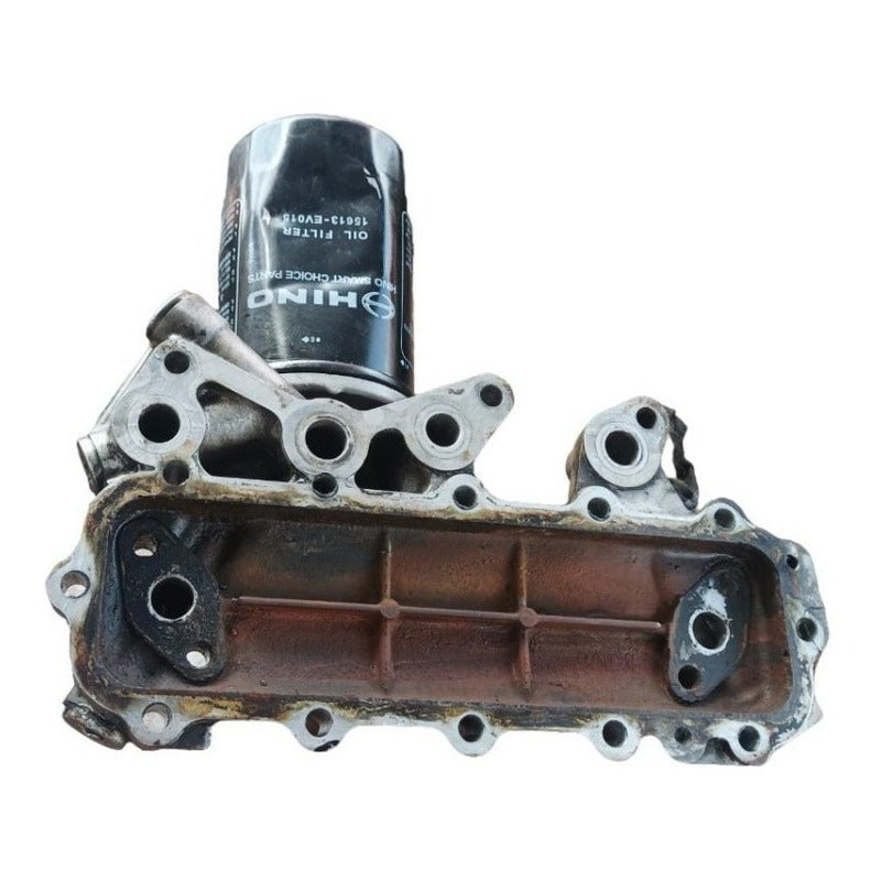 Base Soporte Tapa Cubierta Enfriador Aceite Filtro Hino