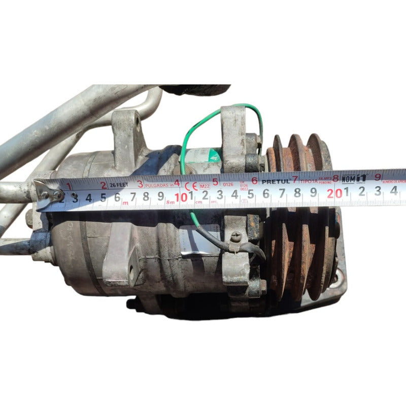 Compresor Aire A/c Motor Cummins Serie C 8.3l Tubos