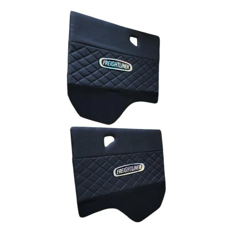 Tapa Panel Puerta Cabina Freightliner Fl70 Negro Alfombra Pa Negro