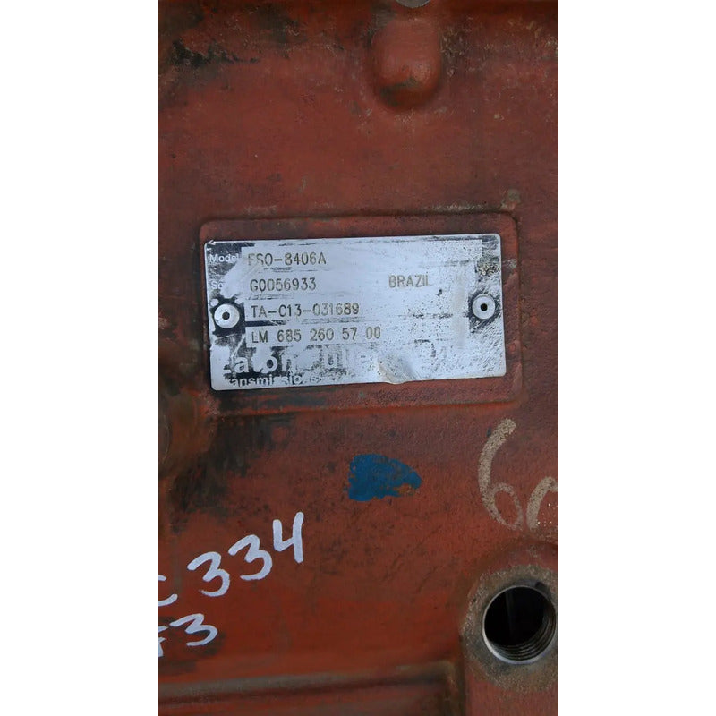 Transmisión Caja Velocidades Fso-8406a Eaton Housing Funda