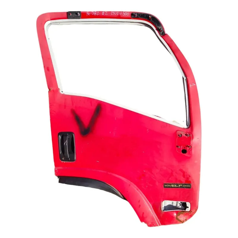 Puerta Derecha Copiloto Cabina Isuzu Elf 500 Sin Cristal Delantera Derecha Rojo