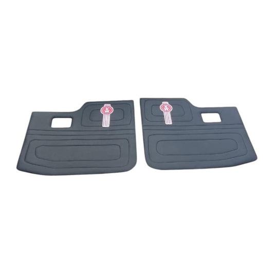 Tapa Panel Puerta Cabina Kenworth T300 T370 T600 Negro Par