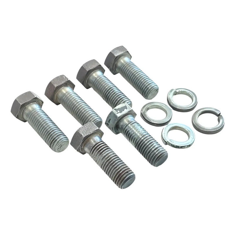 Tornillo Coraza Transmisión Motor J08e Hino 500 1524 6 Pzas Plateado