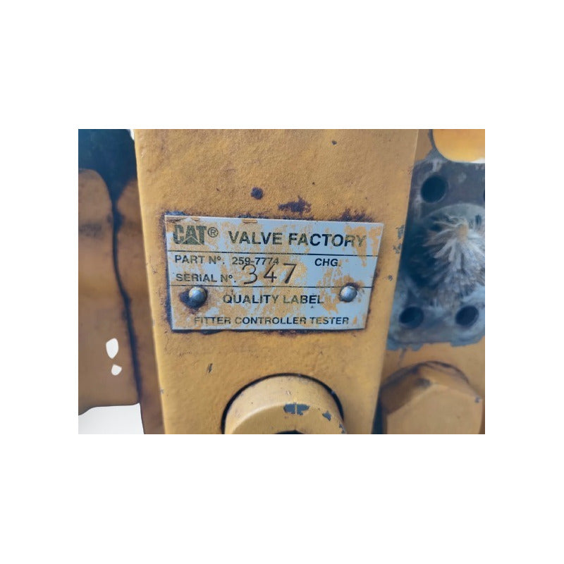 Banco Cuerpo Caja Válvulas Excavadora Caterpillar 345dl