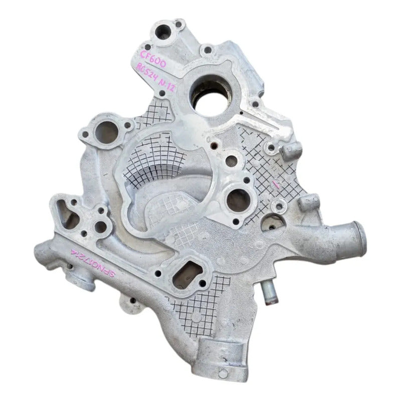 Tapa Cubierta Caja Engranes Distribución Motor Cf600 Vt275 Plateado