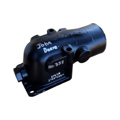 Codo Conexión Tubo Agua Refrigerante Motor John Deere Negro
