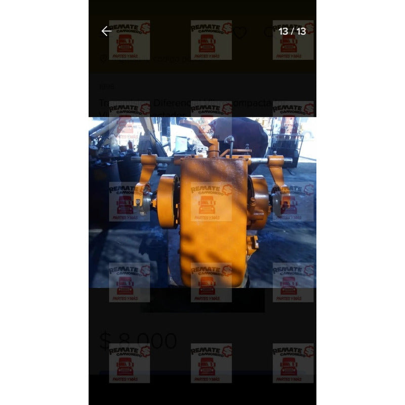Transmision Diferencial Vibrocompactador Vibro Compactador