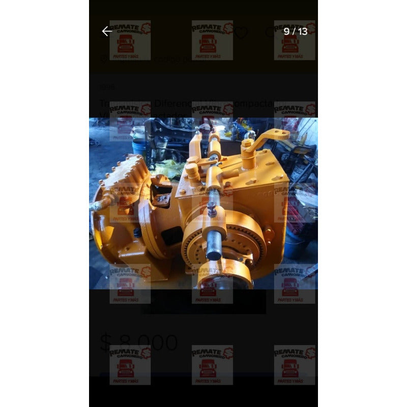Transmision Diferencial Vibrocompactador Vibro Compactador