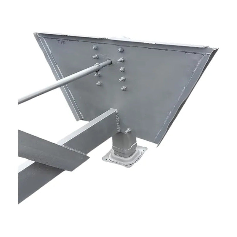 Patines Caja Seca Plataforma Remolque Jost Plata