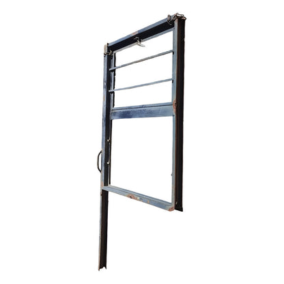 Marco Ventana Sin Vidrios Negro