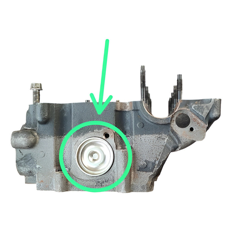 Tapa Cubierta Tornillo Engrane Cabeza Motor Isuzu 4hk1 Plateado