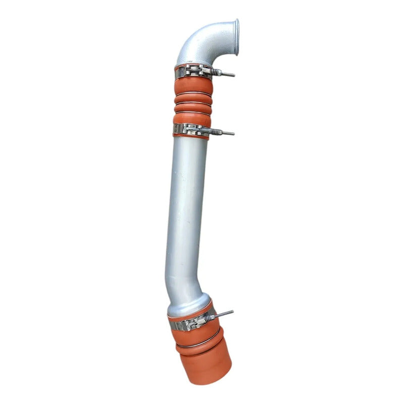 Tubo Manguera Codo Turbo Postenfriador Motor Cummins Naranja / Plateado