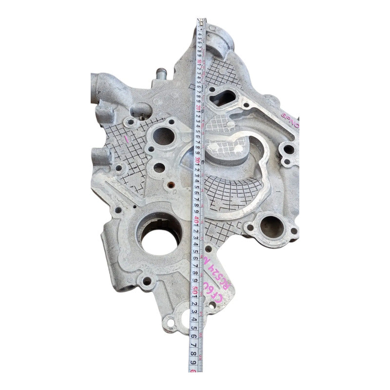 Tapa Cubierta Caja Engranes Distribución Motor Cf600 Vt275 Plateado