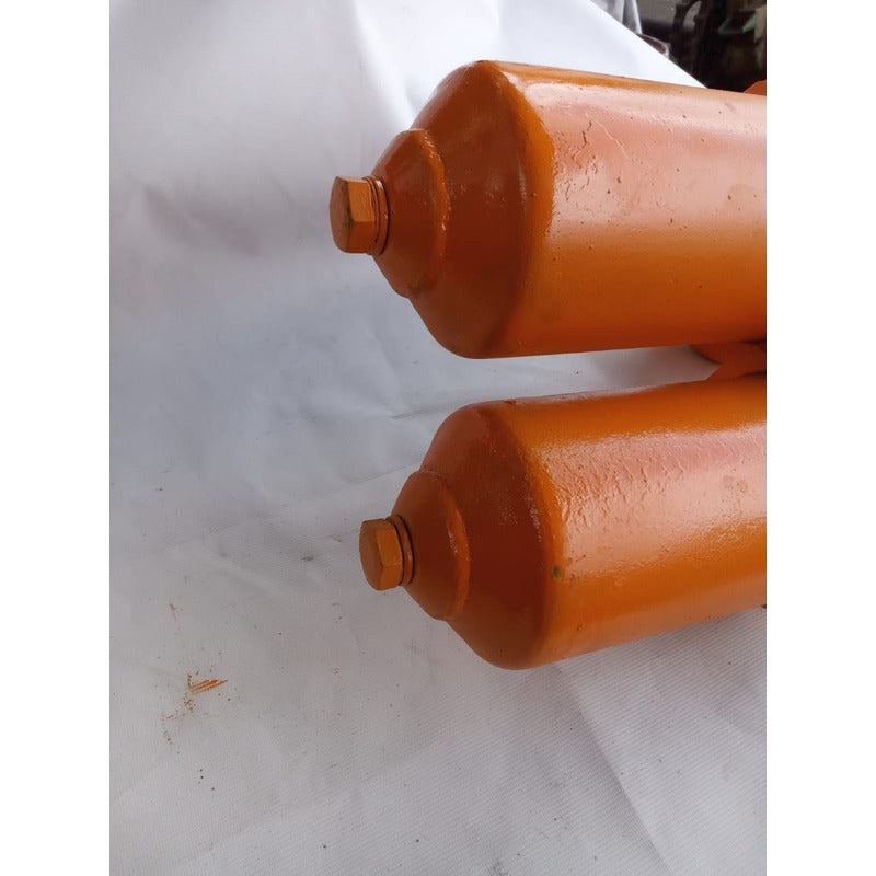 Base Soporte Filtro Aceite Hidráulico Doble Universal Camión