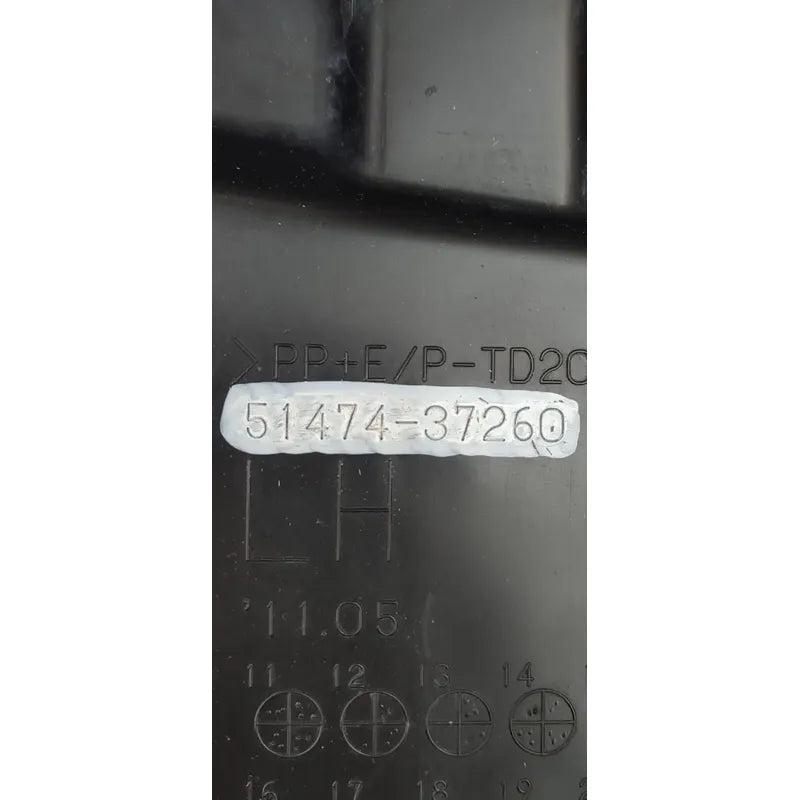 Tolva Interior Guardabarros Hino 300 816 716 2021 Piloto Det