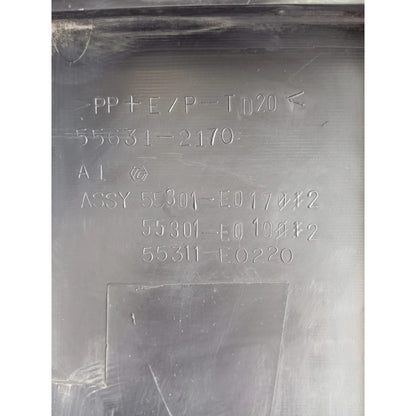 Moldura Cubierta  Panel Tablero Hino 500 1524 Negro
