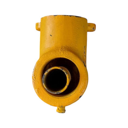 Codo Transferencia Salida Aceite Carter Bomba Caterpillar Amarillo