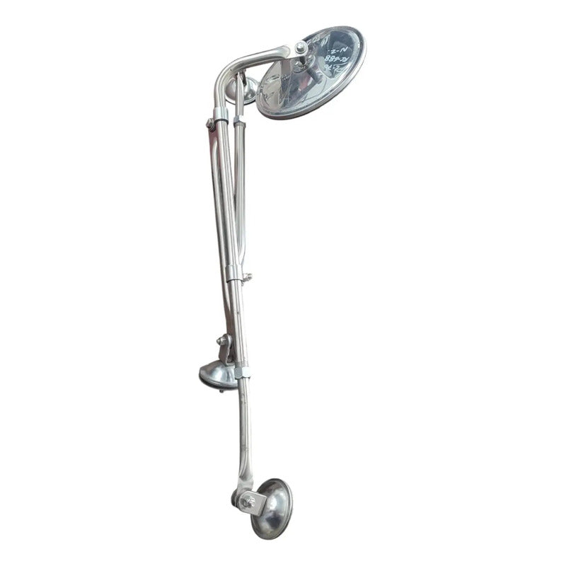 Base Soporte Espejo Lateral Concavo Tripie Freightliner Fl70 Plateado