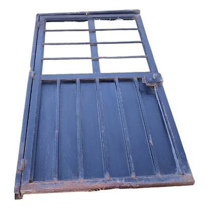 Puerta Fierro Sin Vidrios Negro