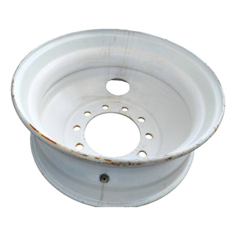 Rin 22.5 Fierro Acero 10 Birlos Camión R22.5 Unemon Blanco
